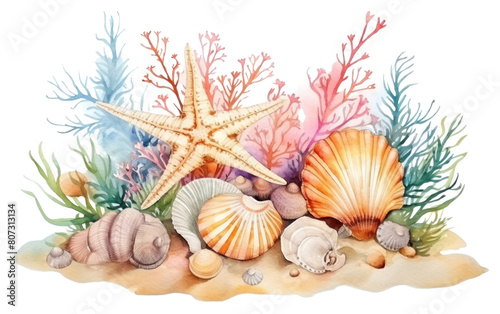 PNG Seashell seafood nature invertebrate.