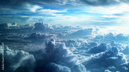 Nuvens e ceu azul - wallpaper HD photo