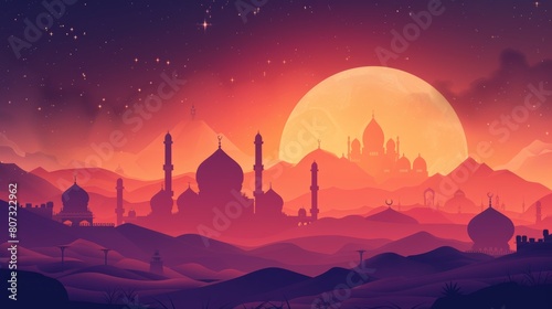 Celebrate Ramadan with Joy and Blessings Generative AI