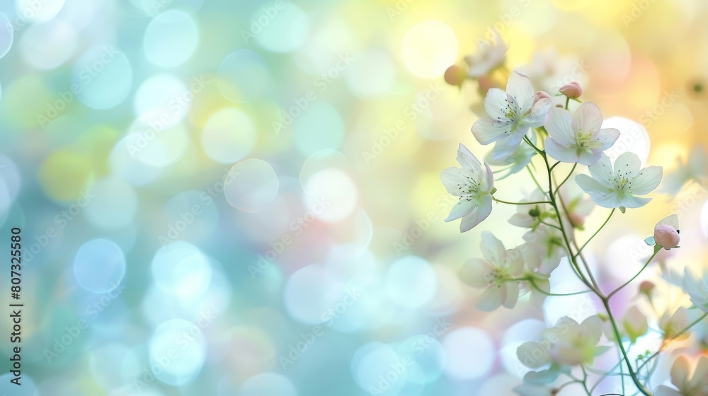 Fototapeta premium Blurred background with pastel colors in a soft focus