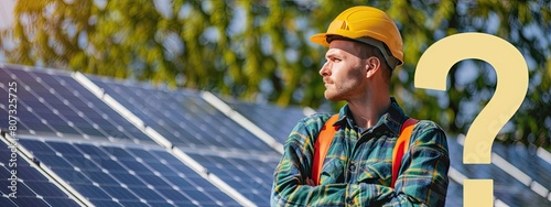 close-up of a man installing solar panels