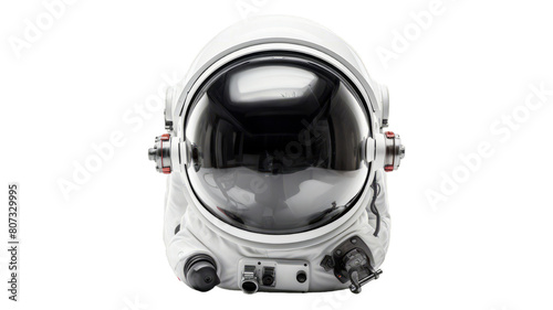 Astronaut Helmet isolated on transparent png background. Generative ai