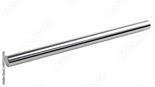 Metal Rod isolated on transparent png background. Generative ai