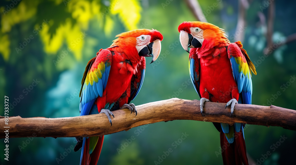 couple of macaw