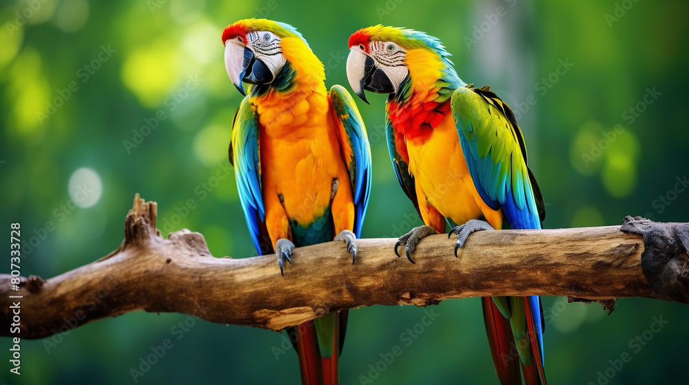 couple of macaw