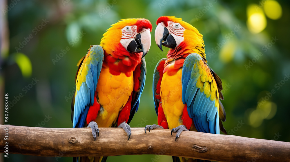 couple of macaw