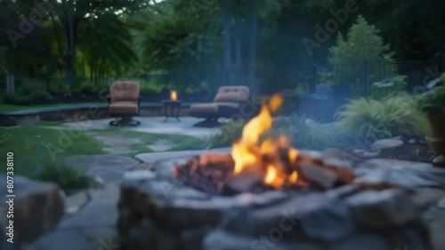 The rustling leaves and chirping crickets provide a natural symphony to accompany the mellow acoustic performance at the fire pit. . photo
