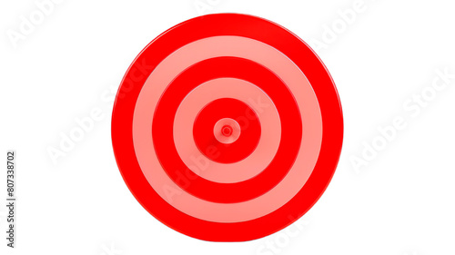 Target isolated on transparent png background. Generative ai