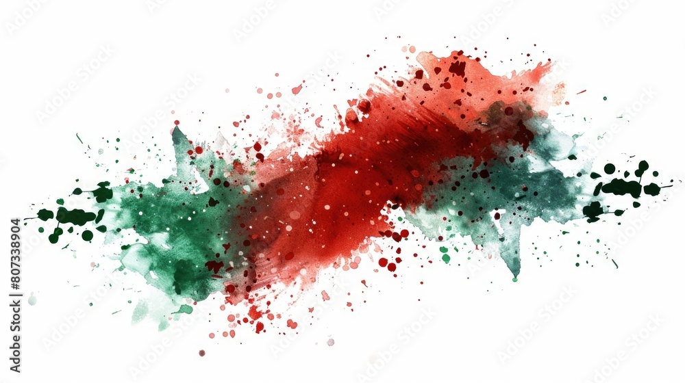 Colorful paint splatters on a white surface. Perfect for artistic projects