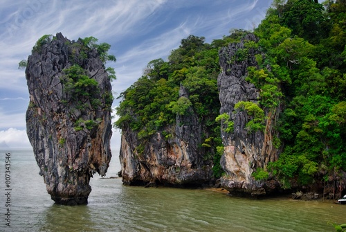 Isla Tapu, also known as James Bond Island, is a small and iconic island near Phuket (Thailand) famous for being the film set of a James Bond film photo