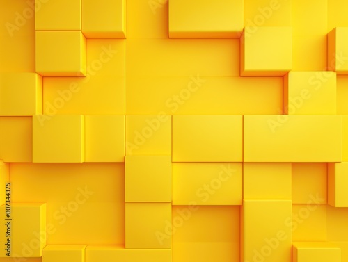 Yellow minimalistic geometric abstract background with seamless dynamic square suit for corporate, business, wedding art display products blank copyspace 