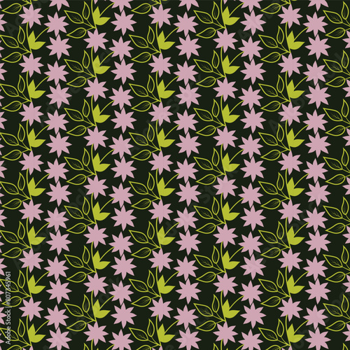 Abstract pattern background, luxury pattern, floral vector texture