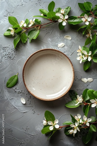 White Bowl on Table