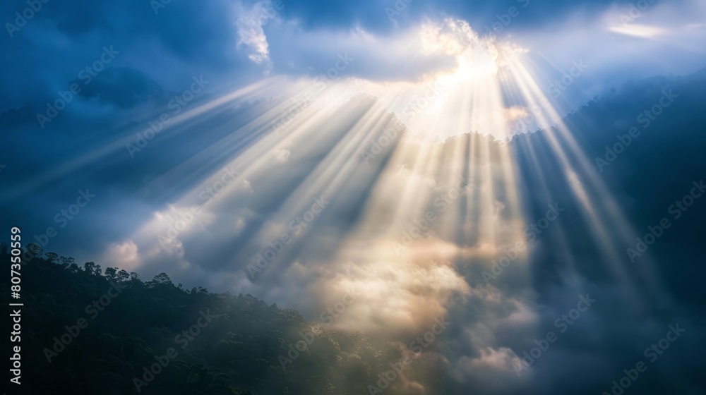 Fototapeta premium stunning light beam.