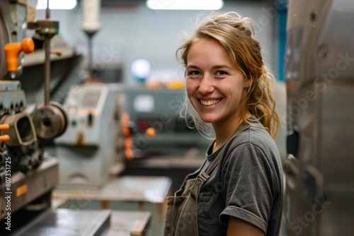 Empowered and Happy: Female Machinist Takes on the Workshop