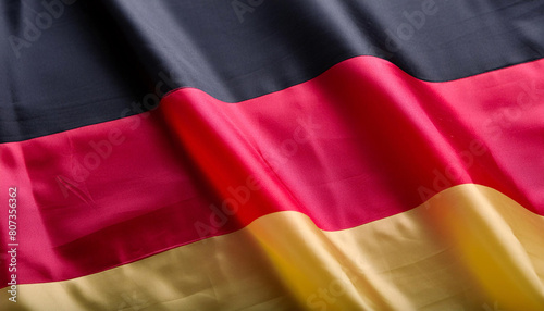 Realistic Artistic Representation of the Germany waving flag