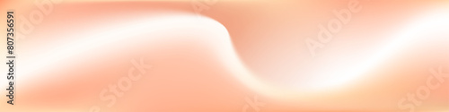 Beige gradient background with smooth cream colors. Champagne soft gradation banner. Flat vector illustration isolated