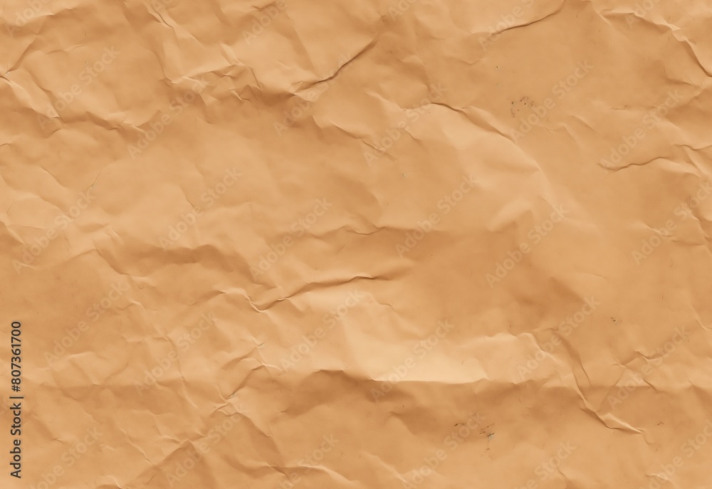 Brown paper seamless texture background with crumpled effect for eco friendly product packaging or illustration. AI generated Brown paper seamless texture background with crumpled effect for eco friendly product packaging or illustration. AI generated