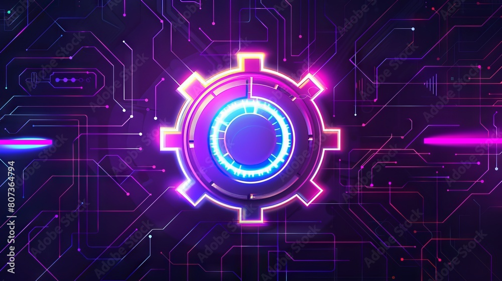 Obraz premium Technology concept background design