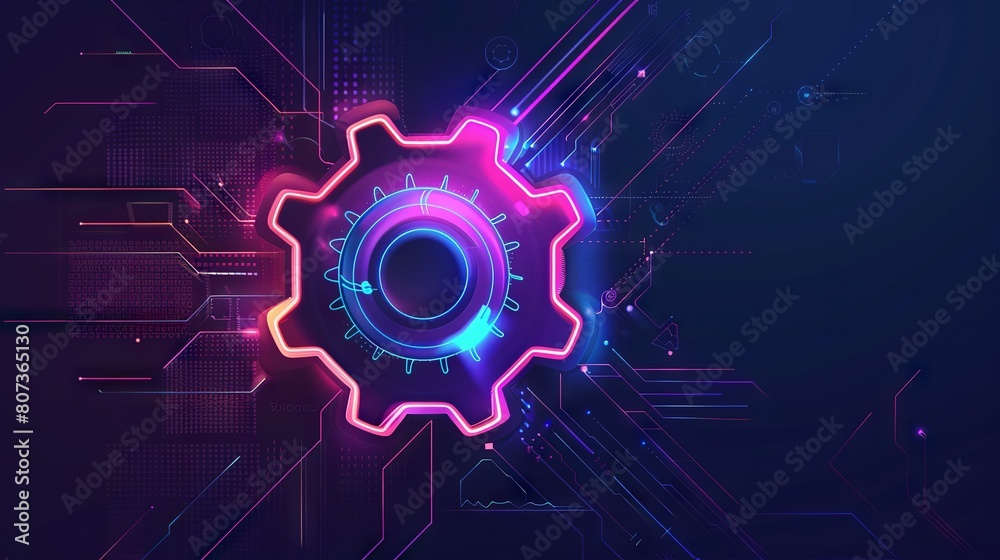 Obraz premium Technology concept background design