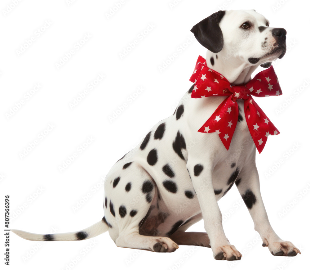 Fototapeta premium PNG Dog christmas dalmatian animal
