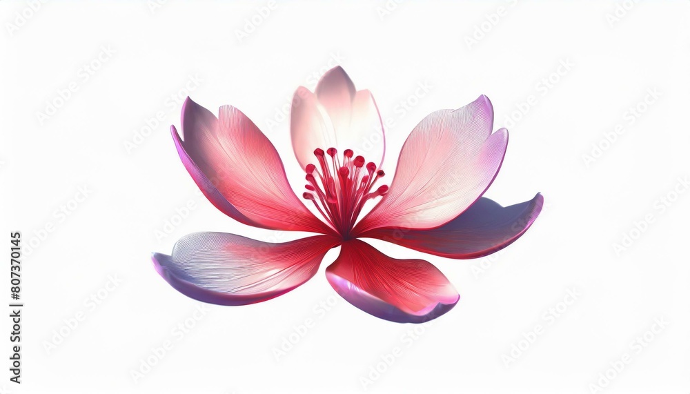 桜の花びら、柔らかい印象、鮮やか、滑らか、和風、シンプル、かっこいい、視覚的に見やすいイラスト 白い背景 generated by AI 桜の花びら、柔らかい印象、鮮やか、滑らか、和風、シンプル、かっこいい、視覚的に見やすいイラスト 白い背景 generated by AI