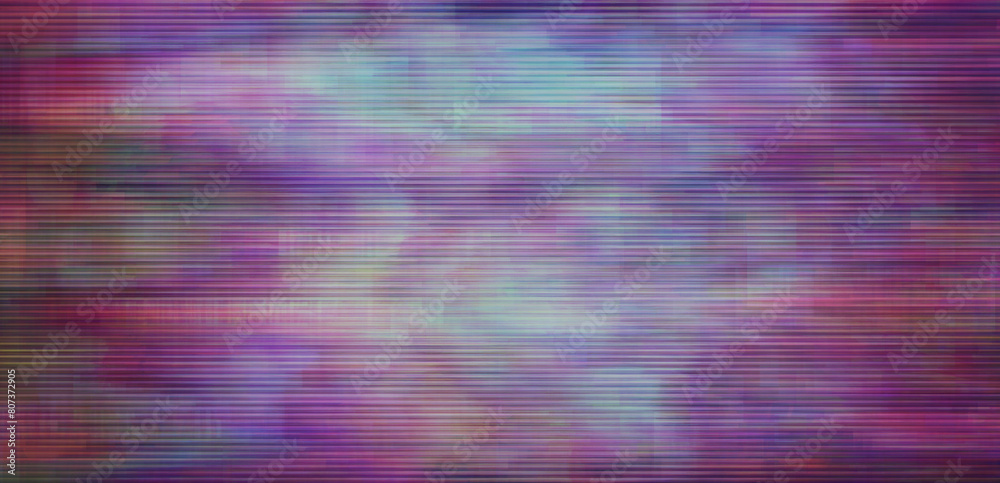 Background texture of retro CCTV or VHS video with multicolored noise. Background texture of retro CCTV or VHS video with multicolored noise.