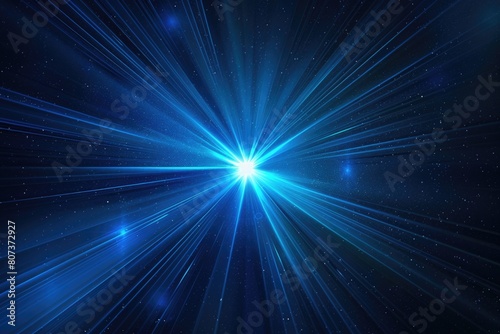 Bright blue star burst in the night sky, perfect for astronomy enthusiasts