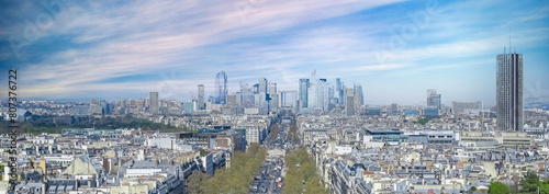Paris, view of the Defense district
 photo