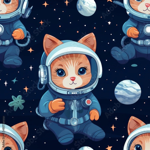 Kittens in Spacesuit Sequence