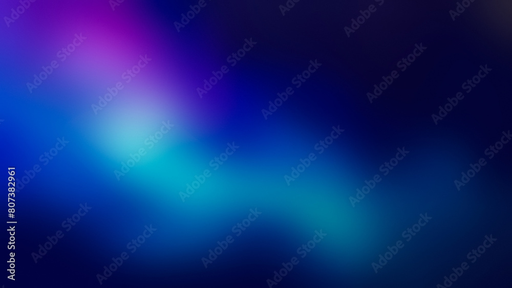 Fototapeta premium abstract gradient Midnight Aurora: Celestial Lights: Abstract Gradient Captures the Magic of the Midnight Aurora. Abstract Blues Paint a Mesmerizing Midnight Aurora. Ethereal Beauty