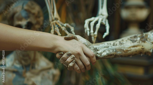 Close Up of Two People Shaking Hands