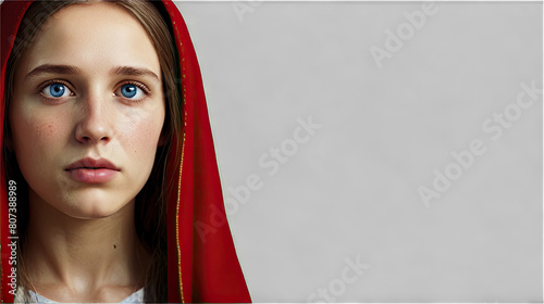 Holy virgin mary of LOURDES in PNG transparent background photo
