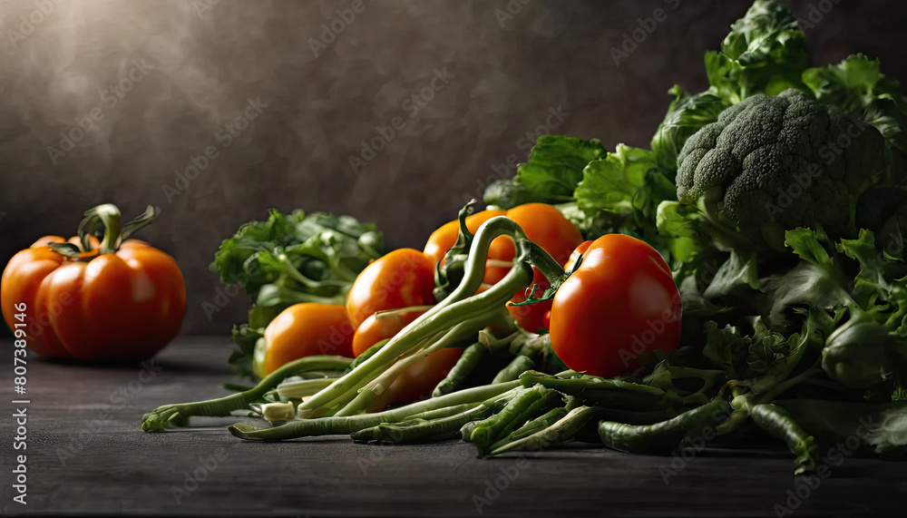fresh vegetables on a wooden table fresh vegetables on a wooden table