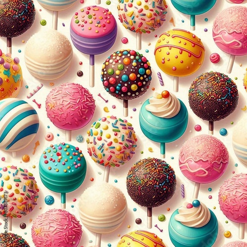 Hintergrund, Wallpaper: Cake  Pops photo