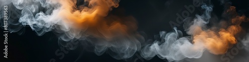 Abstract background wisps of smoke drift across the canvas, forming an abstract overlay that adds depth and intrigue to any design. photo