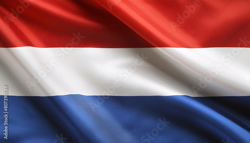 Free Download Realistic Artistic Representation of  Netherlands waving flag - GFXLoad