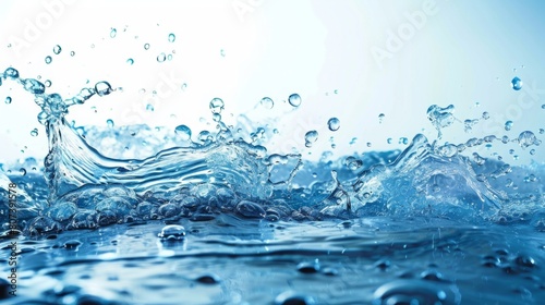 Water with numerous bubbles floating on the surface, creating a textured pattern.