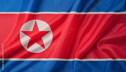 Free Download Realistic Artistic Representation of  North Korea Island waving flag - GFXLoad