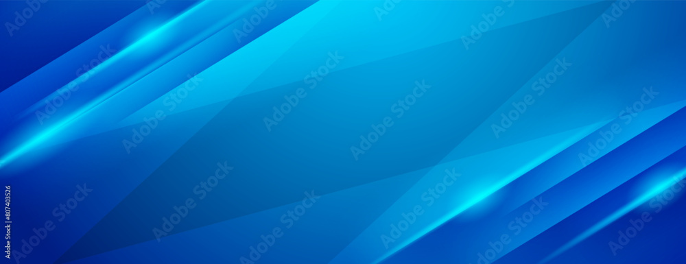 blue abstract background with a lot of lines and lights for website, technology business presentation, banner. social media graphic design, etc.