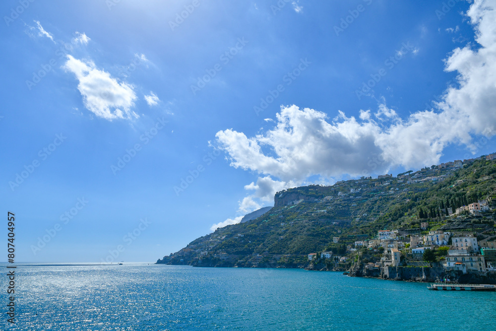 The landscape of Campania, Italy.