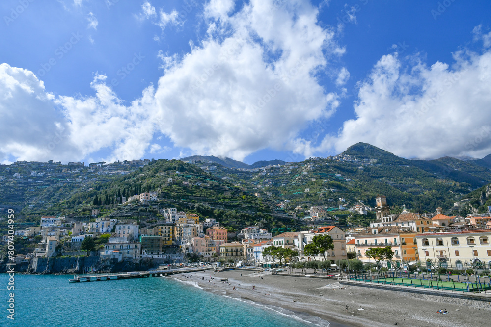 The landscape of Campania, Italy.