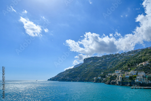 The landscape of Campania, Italy.