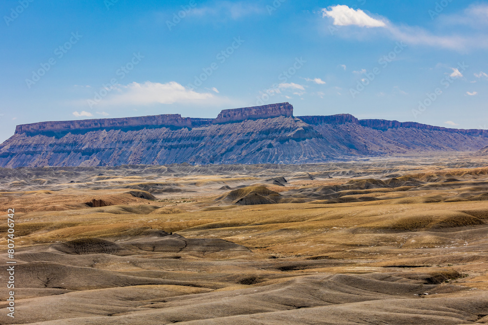 Desert landscape near caineville mesa