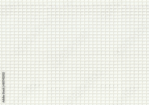 Seamless white lace fabric grid texture. Net squares lace patterns. Decorative netting for decoration material surface.