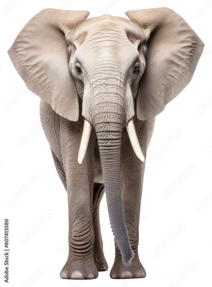 Obraz premium PNG Elephant wildlife animal mammal.