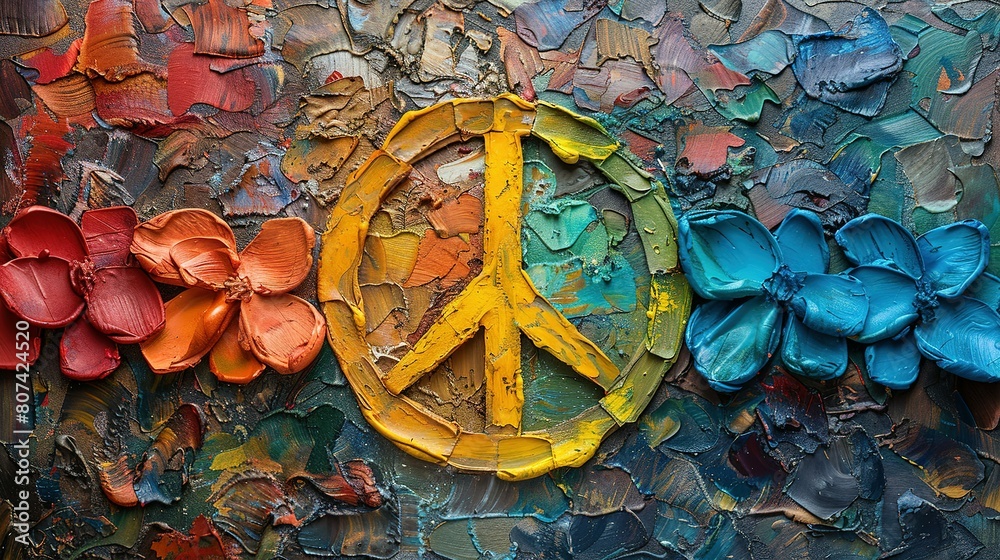 Fototapeta premium Global Solidarity Day: Fostering Peaceful Coexistence