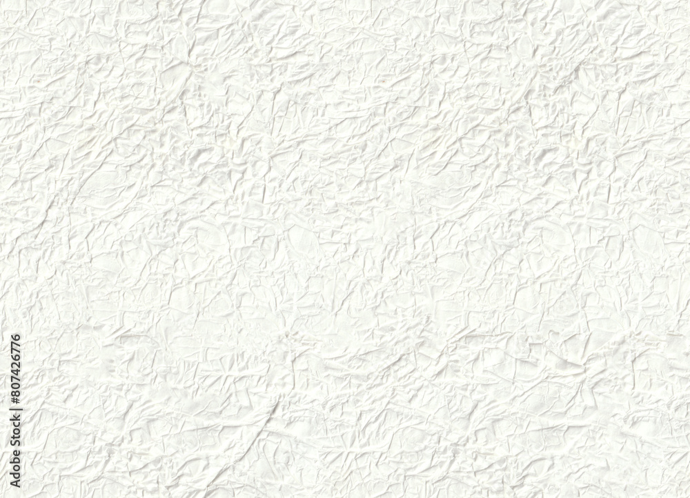 Seamless white crumpled and chewed up layers of paper texture. Decorative pressed battered material for creative decoration. Seamless white crumpled and chewed up layers of paper texture. Decorative pressed battered material for creative decoration.