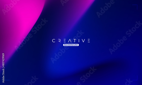 Abstract Dynamic Gradient Background. Blue and Pink Fluid Color Gradient. Design Template For ads, Banner, Poster, Cover, Web, Brochure, Wallpaper, and flyer. Vector.