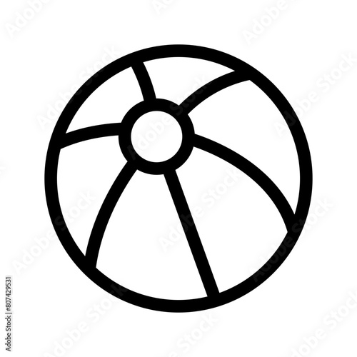 Ball Icon Vector Symbol Design Illustration